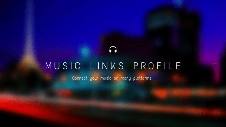 Music Links webpage